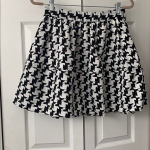 Fun Houndstooth skirt for fall!